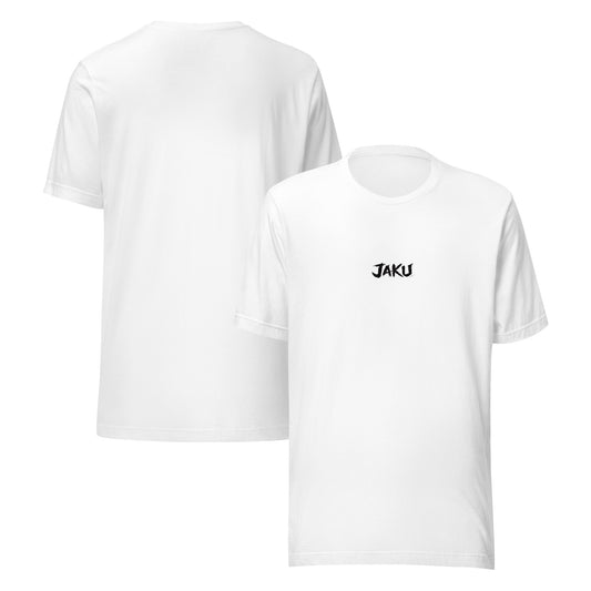 JAKU Logo T-Shirt White — Minimalist Streetwear