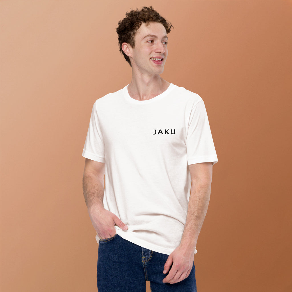 JAKU Samurai T-Shirt — Minimalist Japanese Streetwear