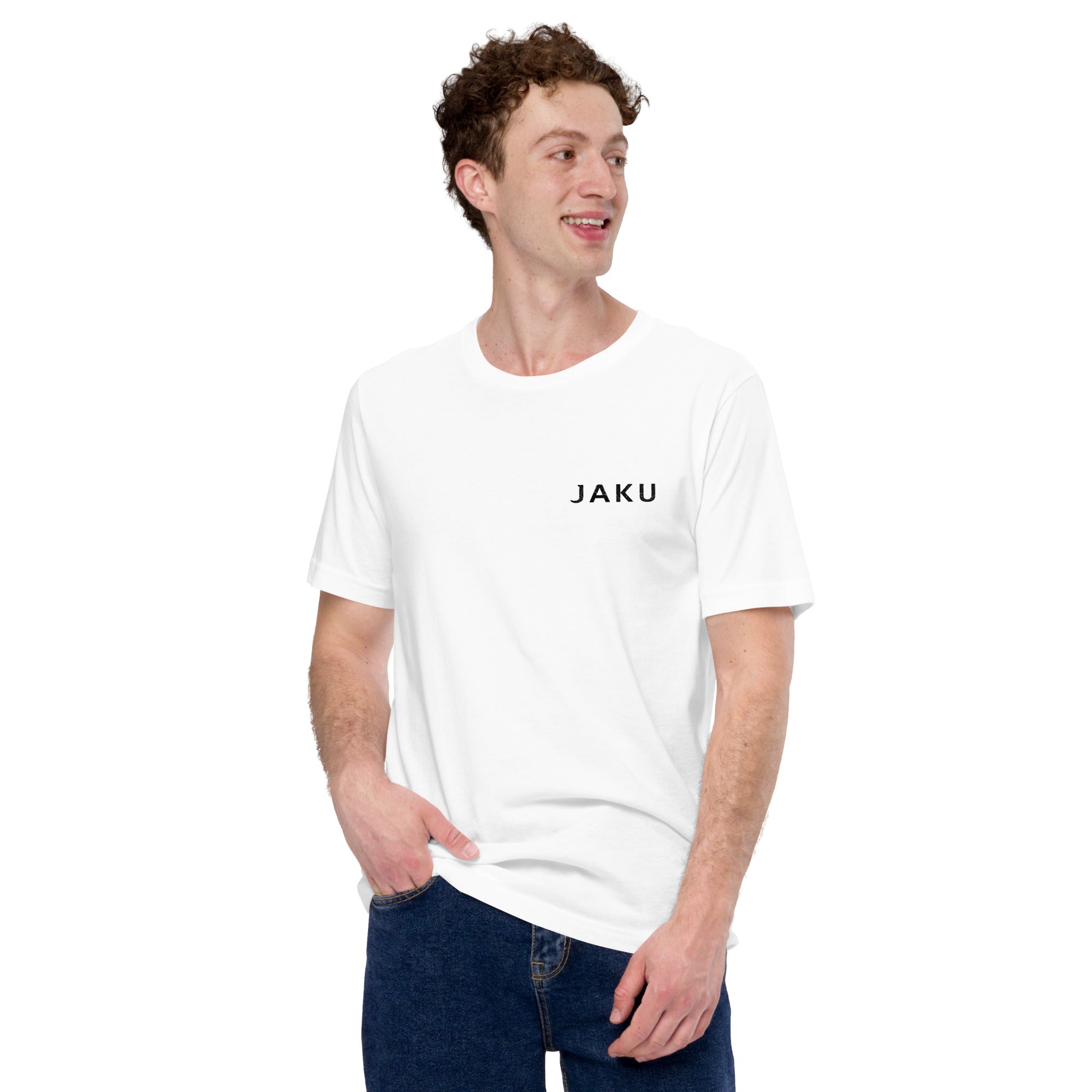 JAKU Samurai T-Shirt — Minimalist Japanese Streetwear
