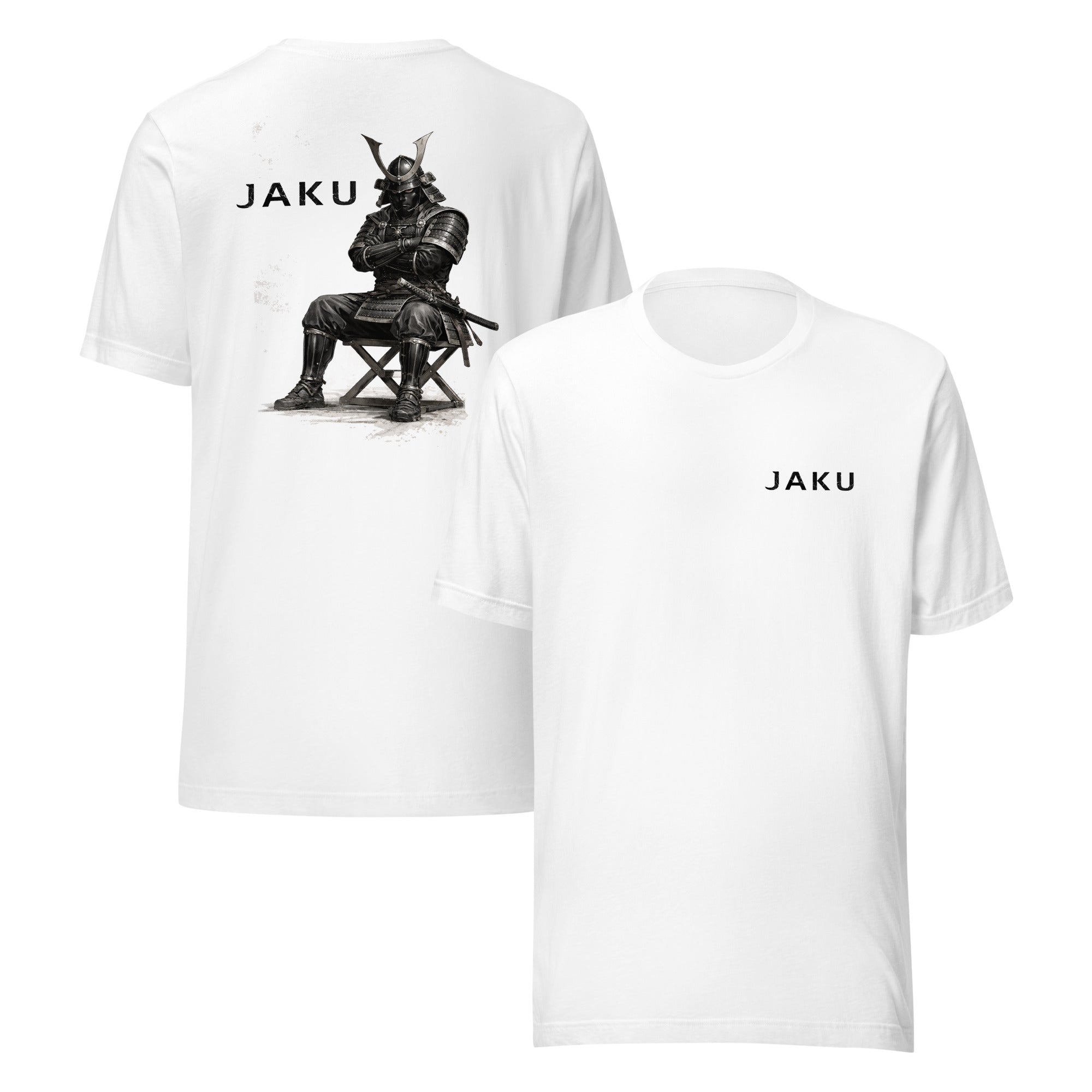 JAKU Samurai T-Shirt — Minimalist Japanese Streetwear
