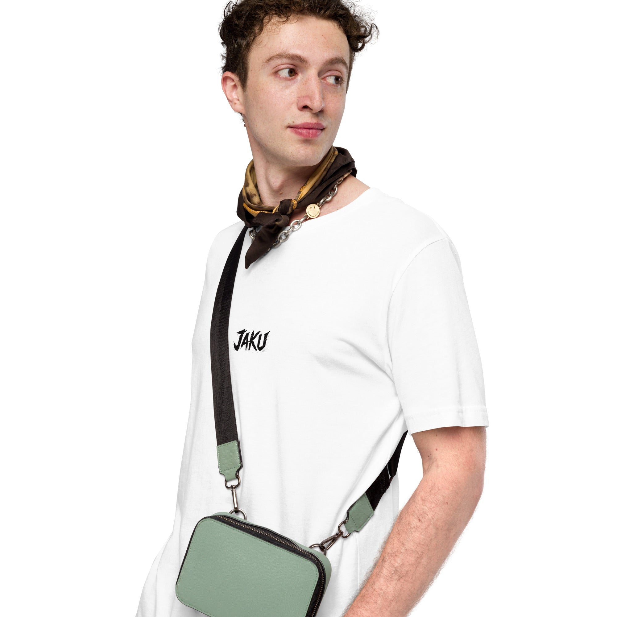 JAKU Logo T-Shirt White — Minimalist Streetwear